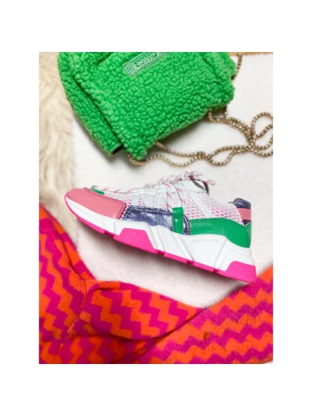 Sneakersy Dwrs skórzane białe