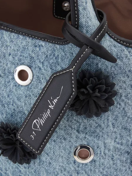 Φλοράλ τσάντα shopper 3.1 Phillip Lim μπλε