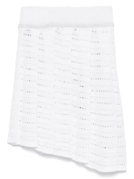 Fusta plisata Gcds plisată alb