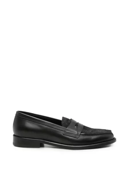 Pantofi loafer Etro cu imagine cu model paisley negru