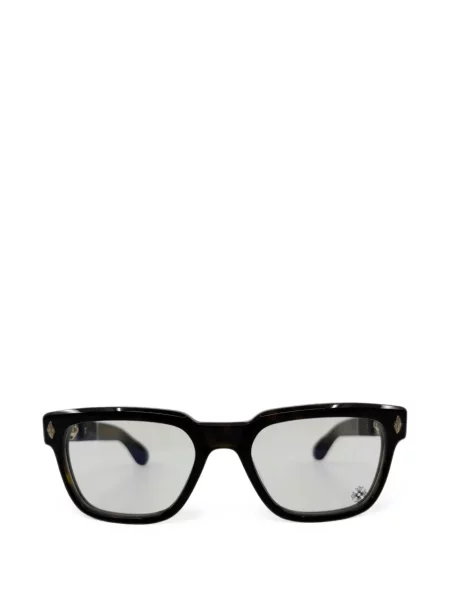 Ochelari de soare Chrome Hearts cu motiv cu inimi maro