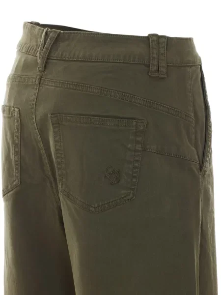 Decupat pantaloni Liu Jo verde