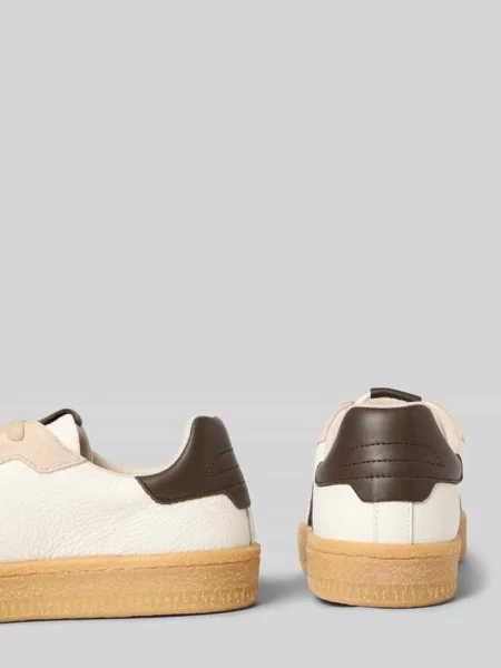 Sneakersy z prawdziwej skóry Tamaris białe