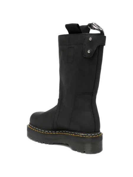 Δερμάτινα μποτάκια Dr. Martens με πλατφόρμα μαύρο