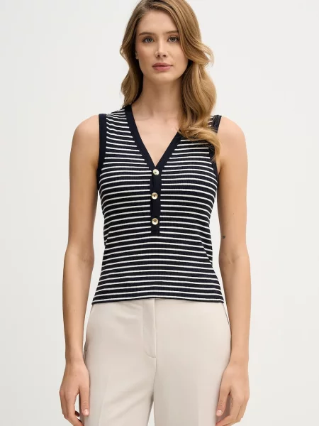 Top Sisley mornarsko modra