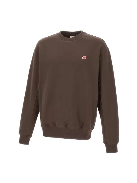 Bluza nierozpinana New Balance brązowa