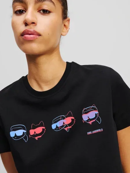Tričko Karl Lagerfeld černá