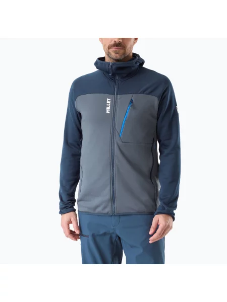 Hanorac cu glugă Millet din fleece albastru
