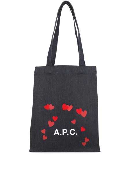 Платно чанта A.p.c. синьо