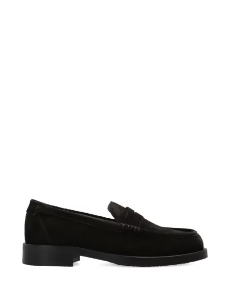 Pantofi loafer Allsaints din piele maro