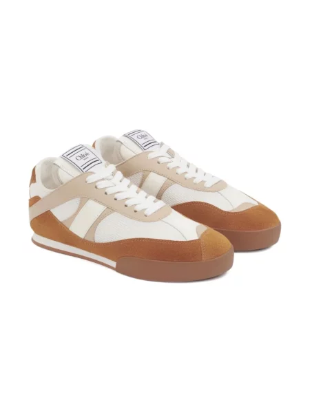 Sneakersy Chloe skórzane brązowe