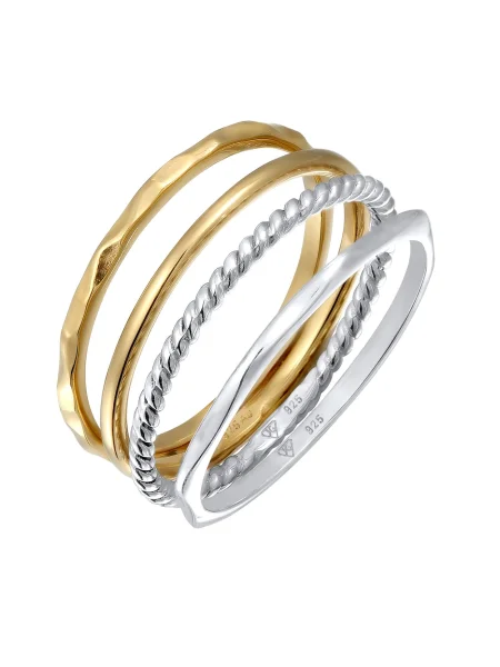 ELLI Prstan / srebrna zlata