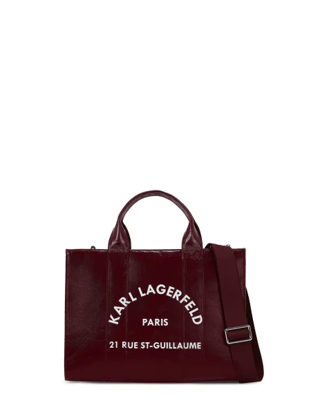 Geantă Karl Lagerfeld bordo
