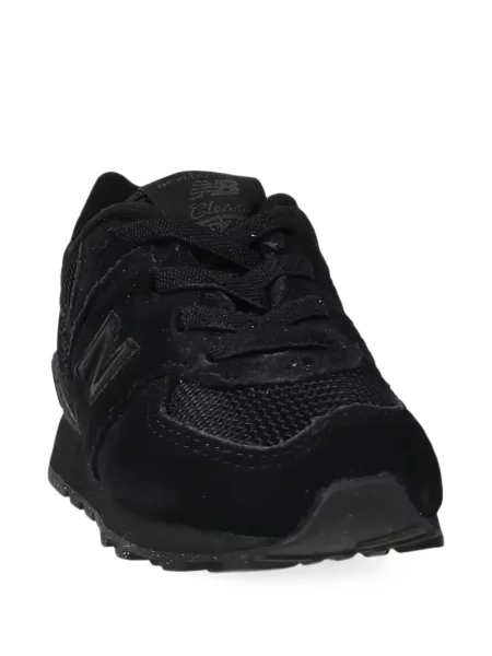 Sneakerși New Balance 574 din dantelă negru