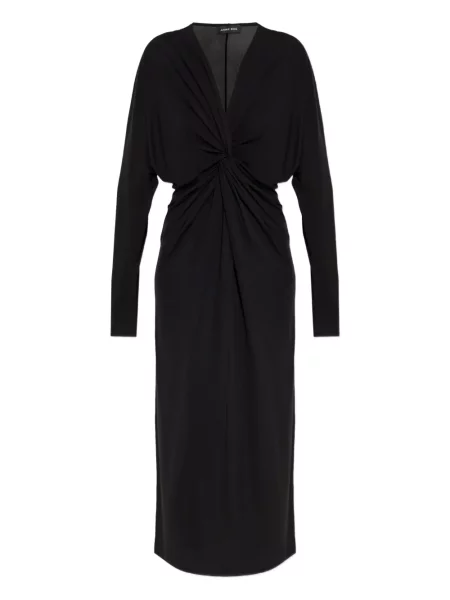 Rochie maxi Anine Bing până la genunchi de costum negru