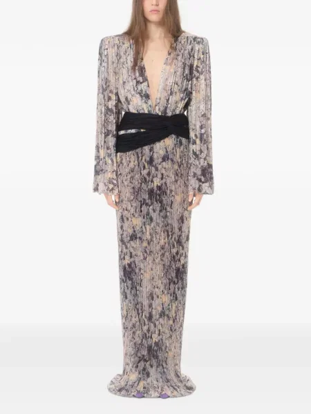 Rochie maxi Valentino Garavani gri