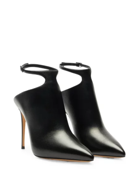 Papuci tip mules Casadei din piele negru