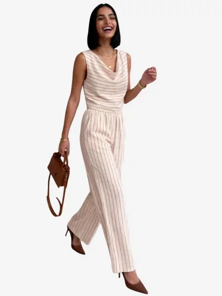 My fashion Obleka za doma Zweiteiliges Set svetlo bež