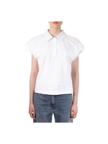 Koszulka polo Msgm biała