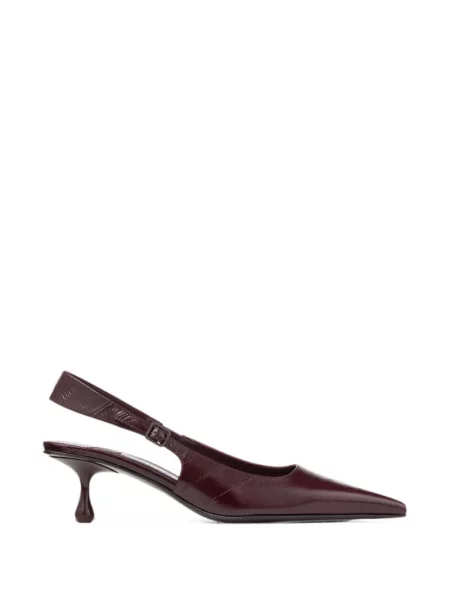 Pantofi cu toc Jimmy Choo slingback roșu