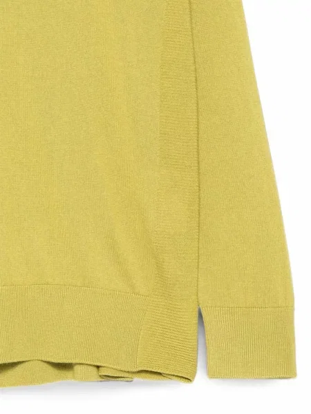 Pulover Alpha Studio cu decolteu rotund verde