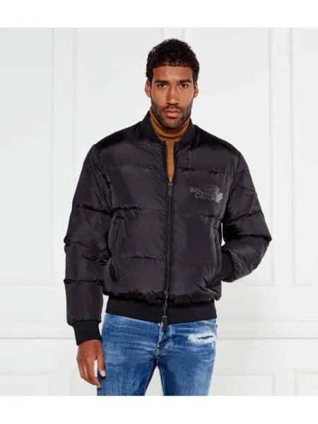 De puf geacă bomber negru