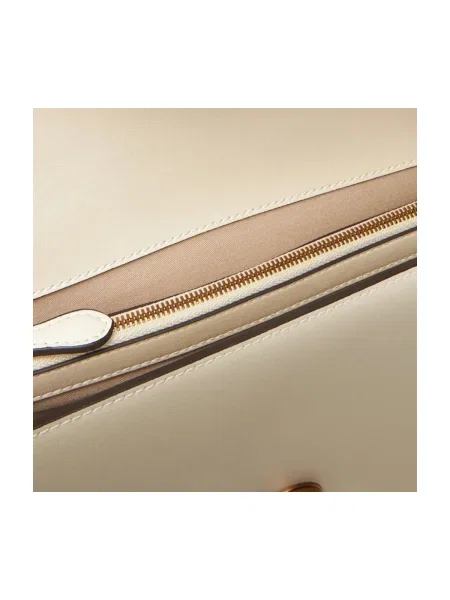 Pinko De piele geantă poștaș LOVE ONE CLASSIC CL bej