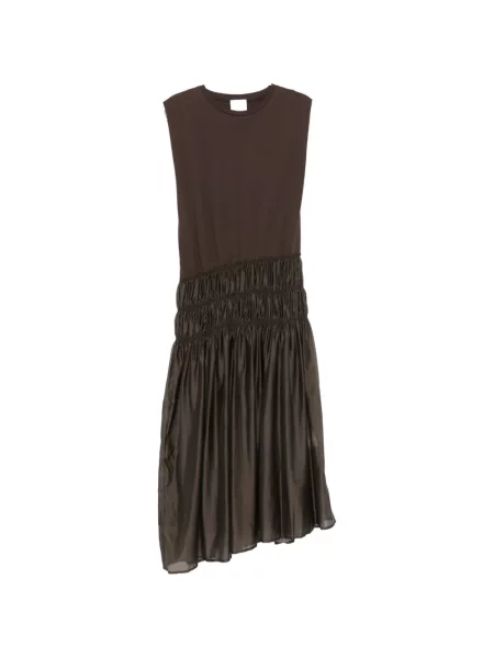 Rochie maxi Su fără mâneci maro