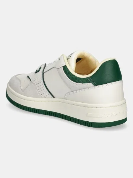 Semišové retro tenisky Tommy Jeans béžové
