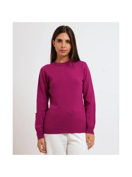 Dzianinowy sweter K-way różowy