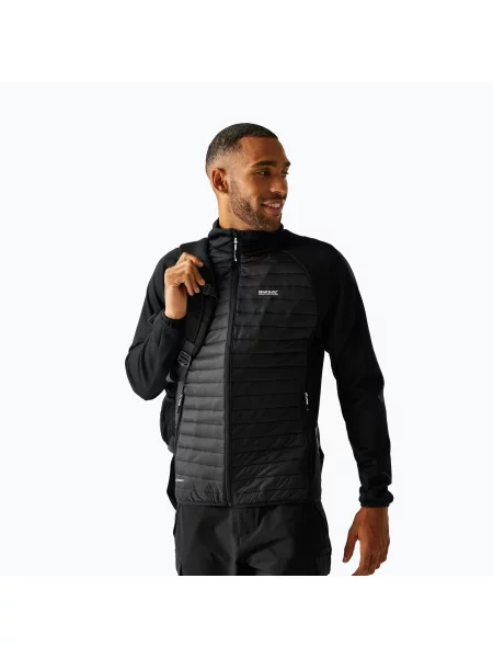 Geacă hibrid pentru bărbați Regatta Clumber Hybrid black negru