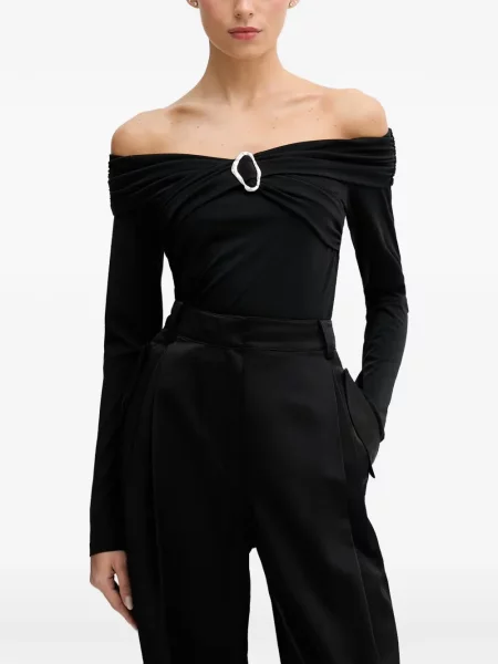 Top Sisley negru