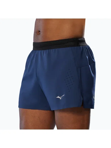 Шорти для бігу Mizuno Tech Light estate blue сині