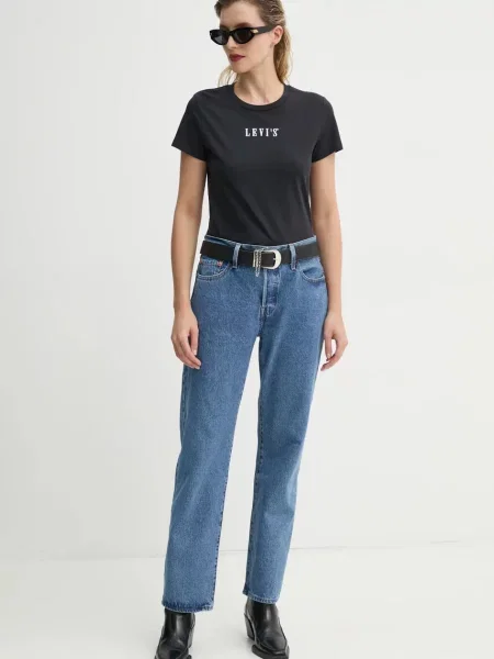 Levi's kratka majica THE PERFECT črna