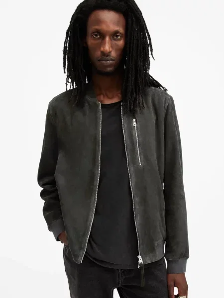 AllSaints bomberka zielony