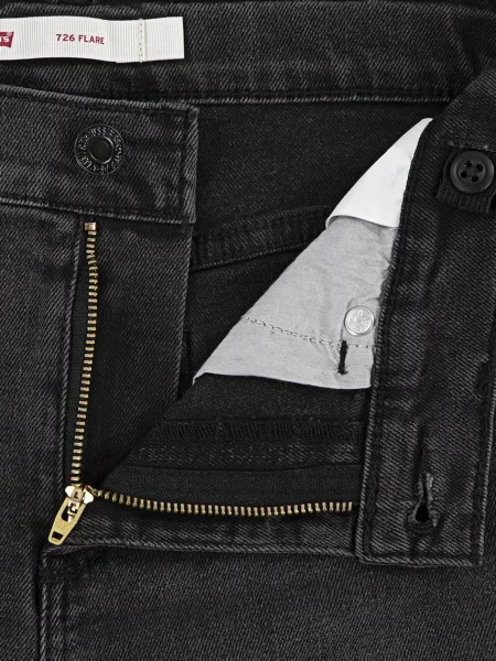 Levi's Дънки HIGH RISE FLARE JEAN черно