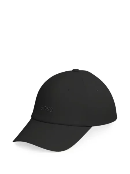 Baseball sapka Boss autogrammal fekete