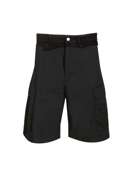 Szorty cargo Mm6 Maison Margiela czarne