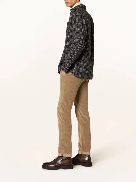 Mason's Manšestrové Kalhoty Extra Slim Fit béžová