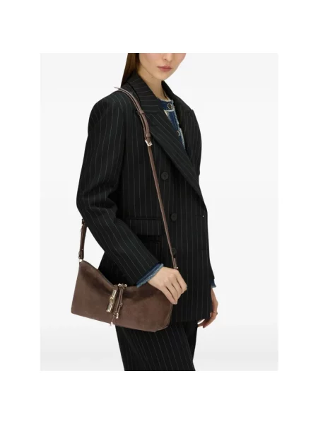 Torebka Furla skórzana brązowa