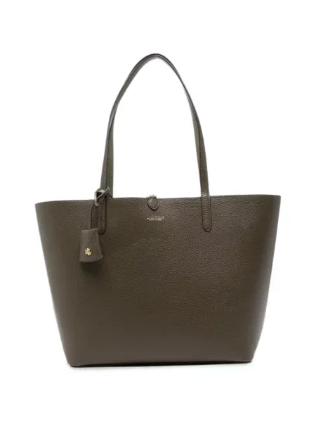 Geantă shopper Lauren Ralph Lauren cu autograf verde