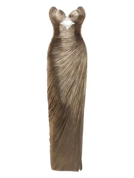 Rochie Maria Lucia Hohan de mătase maro