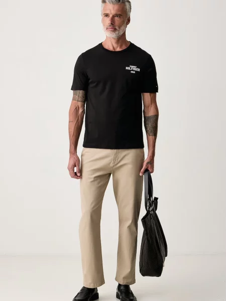 Tommy Hilfiger kratka majica črna
