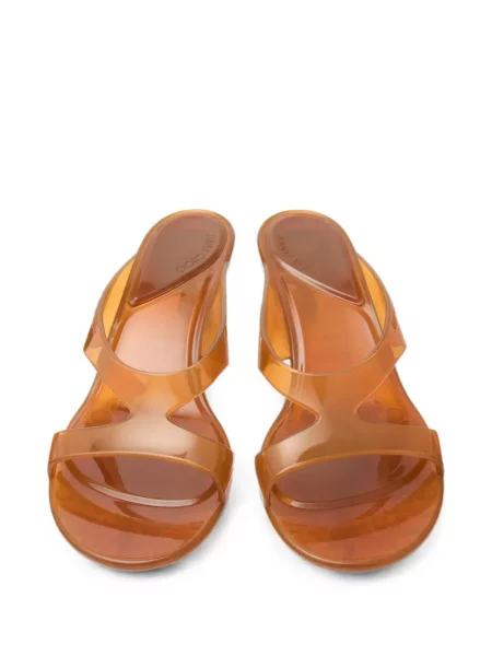 Szandál Jimmy Choo borostyán narancsszínű
