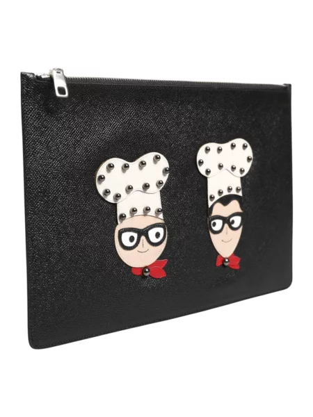Torebka Dolce And Gabbana skórzana czarna