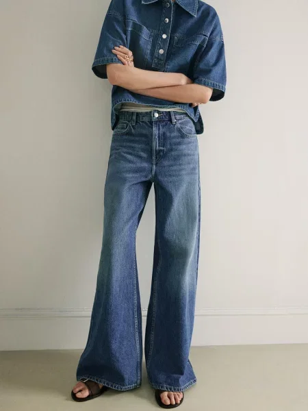 MANGO Jeans Belle denim albastru