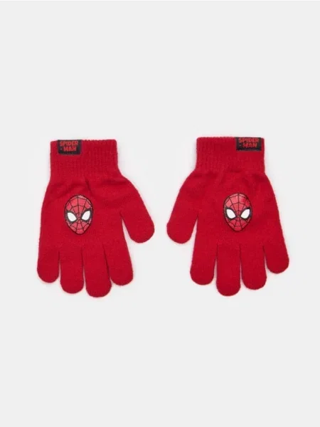 Sinsay Rukavice Spider-Man červená