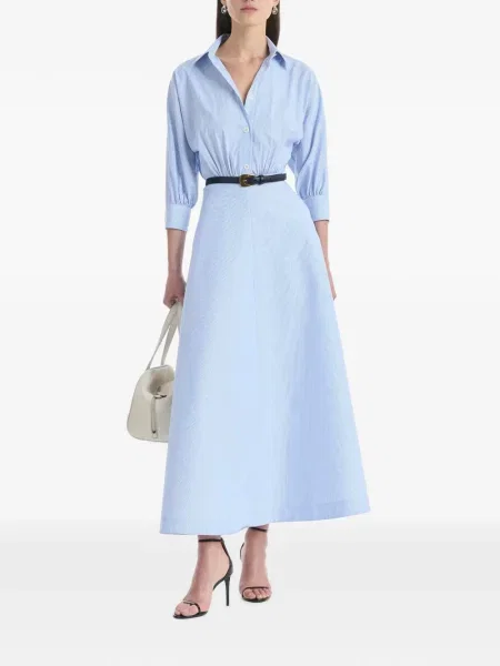 Rochie tip cămașă Altuzarra albastru