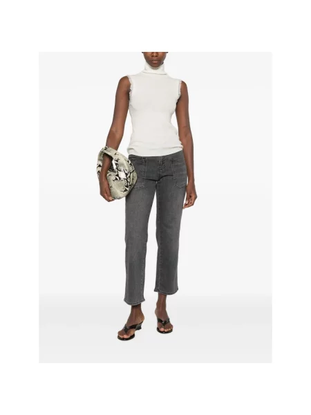 Jeansy Five Jeans szare