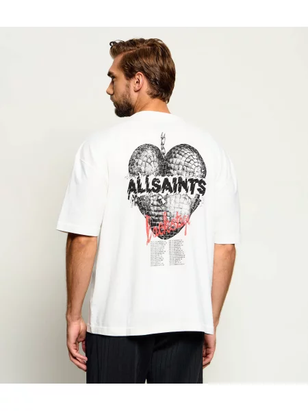 AllSaints Tricou Reflect alb